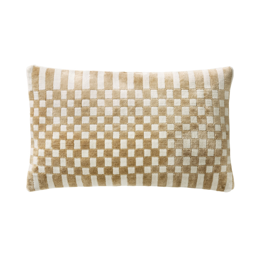 Ivory velvet best sale pillow