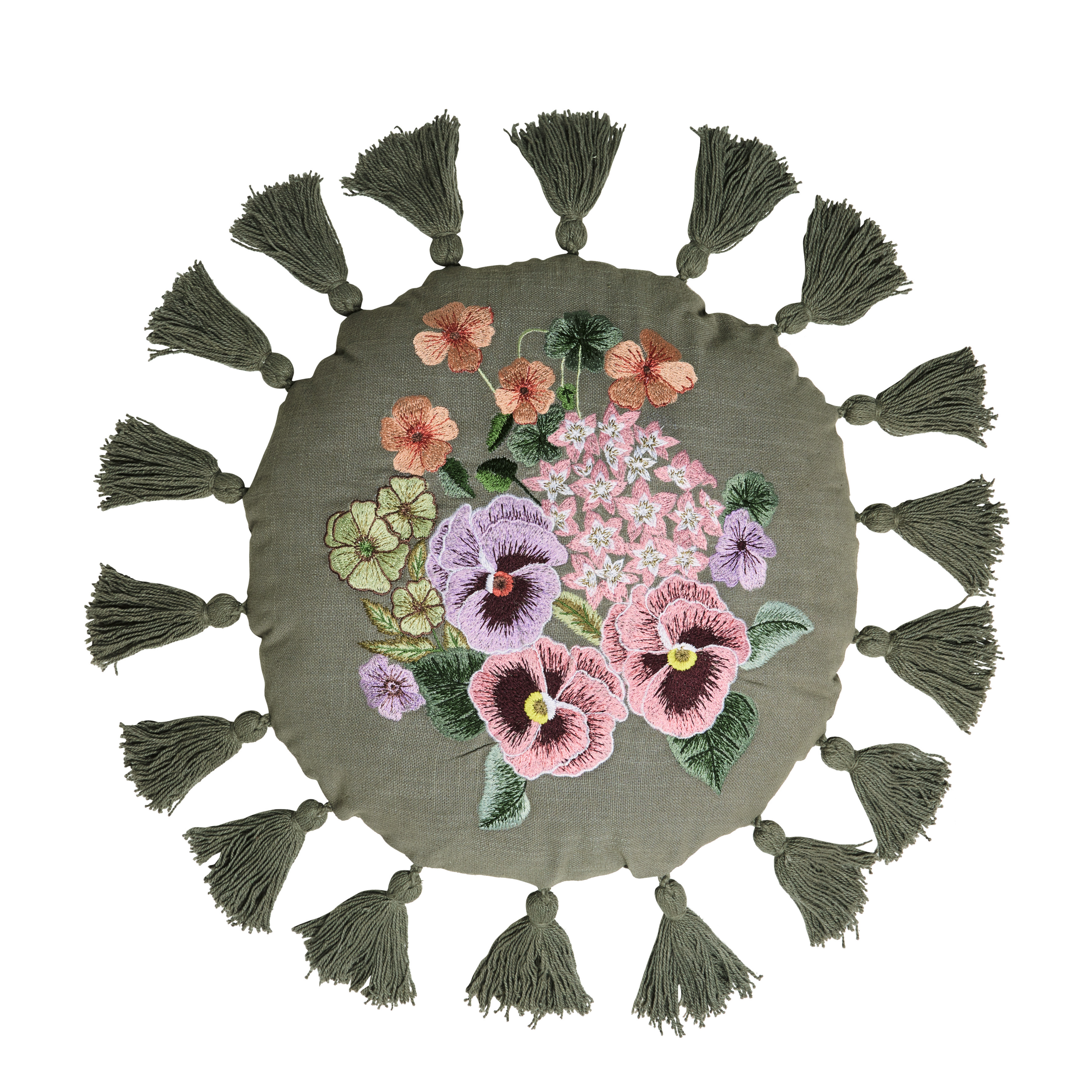 Kinsley Green Round Cushion Cushions Adairs