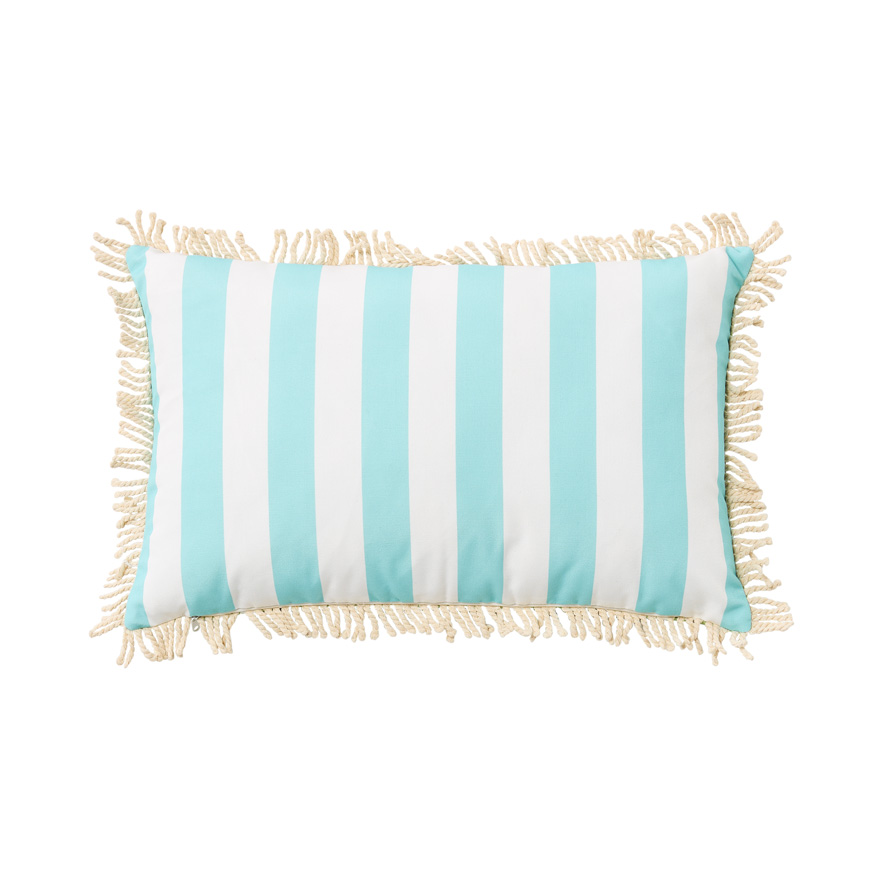 Aqua blue sale outdoor cushions