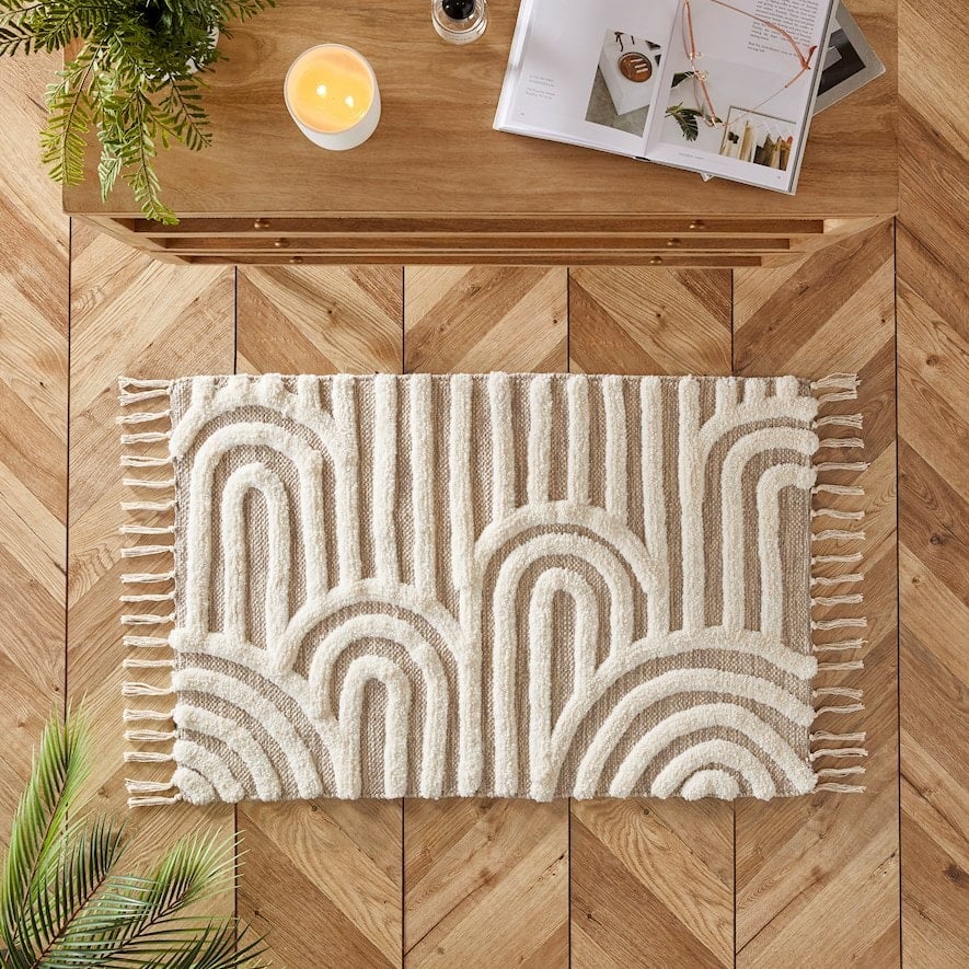 Archie Natural & Ivory Indoor Mat Adairs
