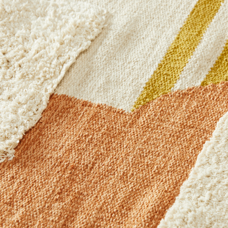 Munica Natural Rust & Mustard Rug Runner| Homewares | Adairs