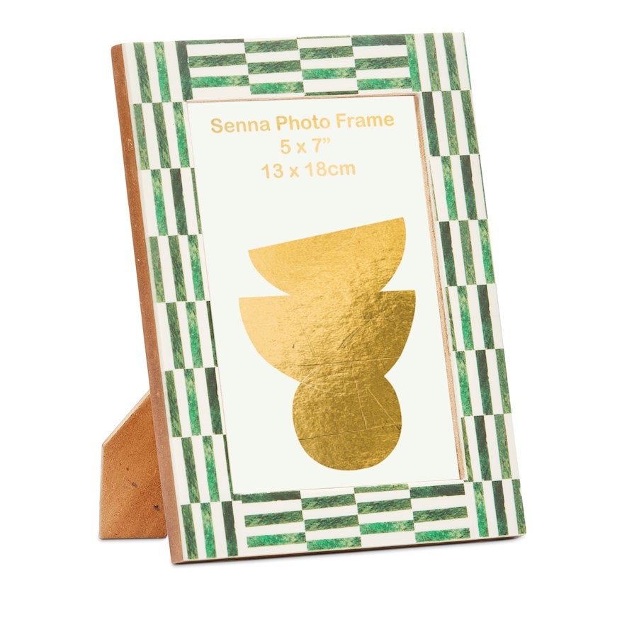 Senna Green Check Frame Adairs