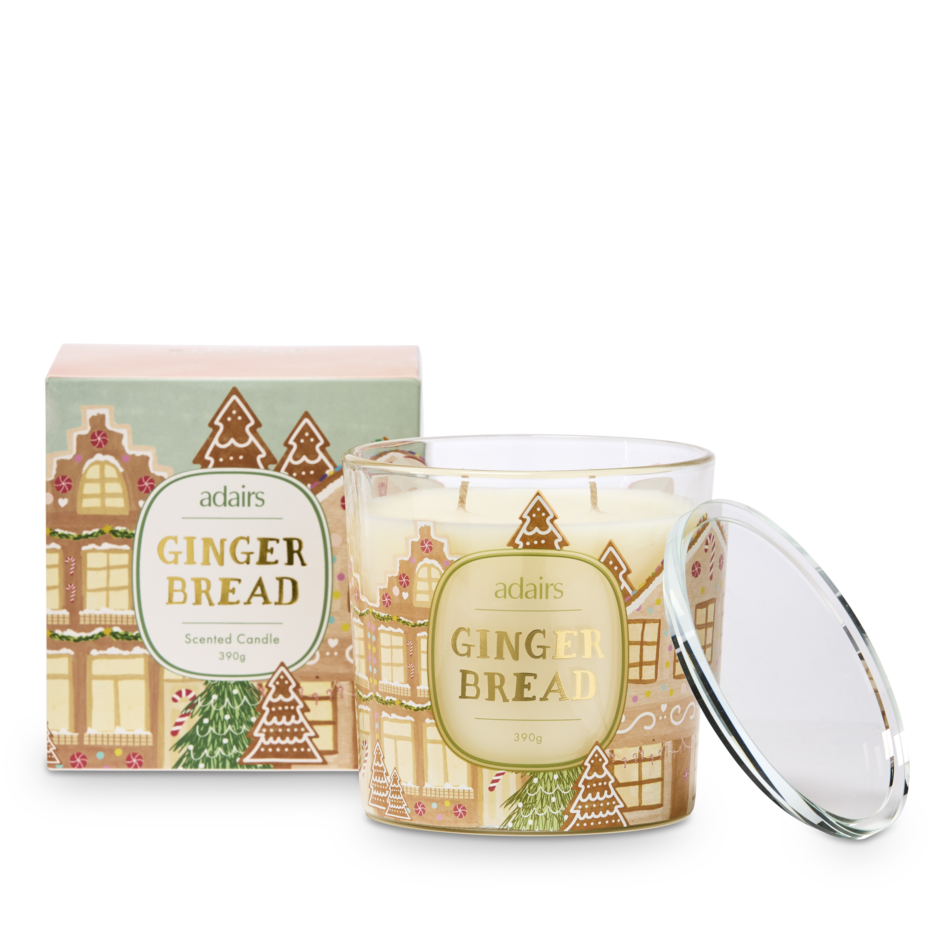 Christmas Gingerbread Candle 390g Adairs