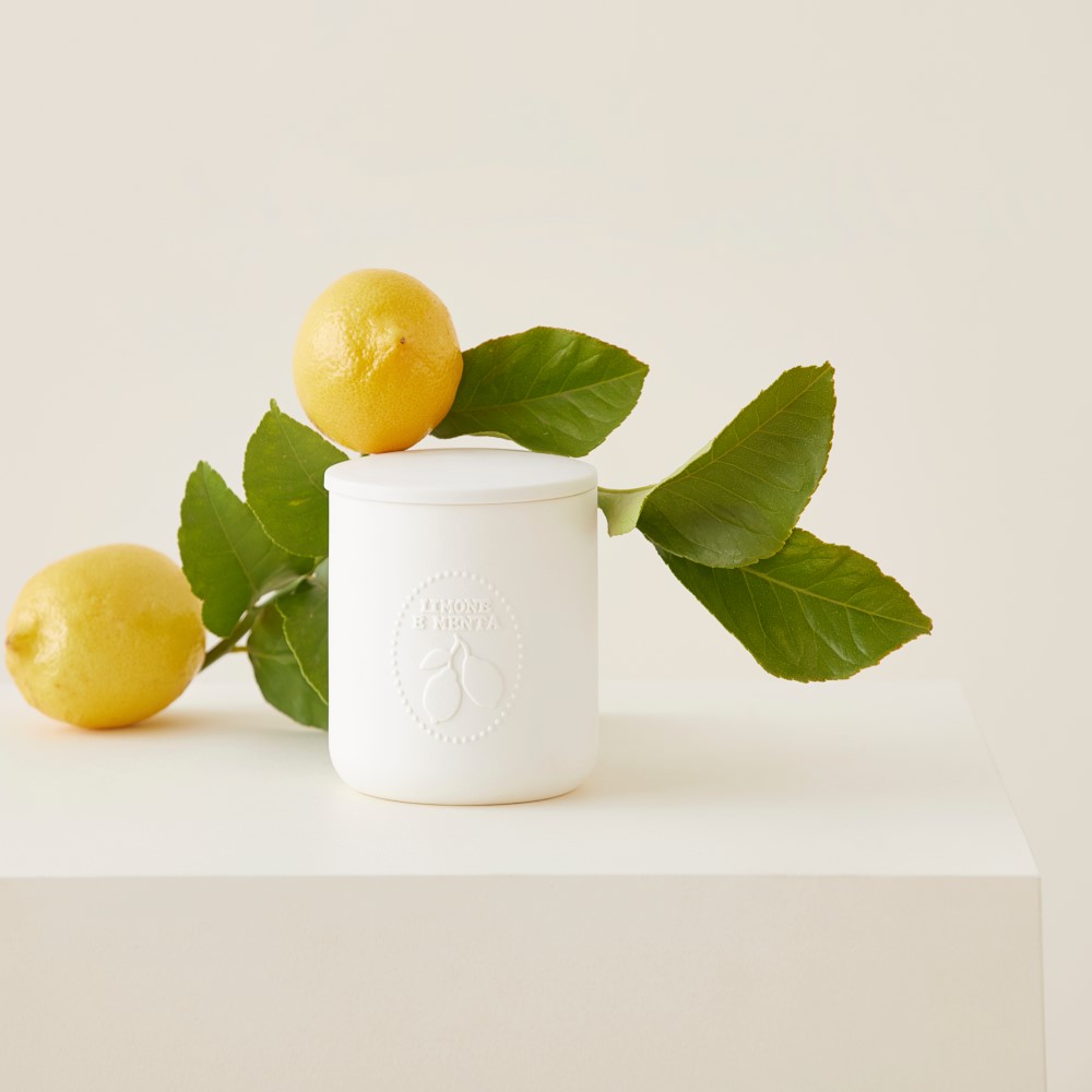 Cooks Lemone E Menta Candle 350g Adairs