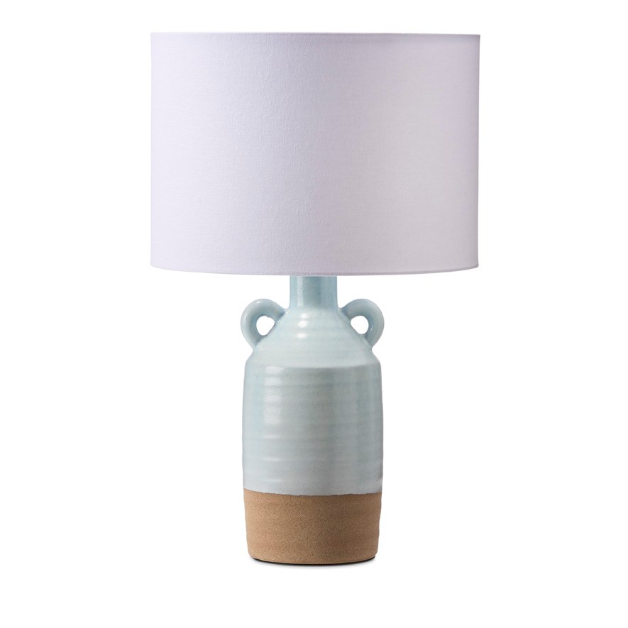 Pale blue on sale table lamp