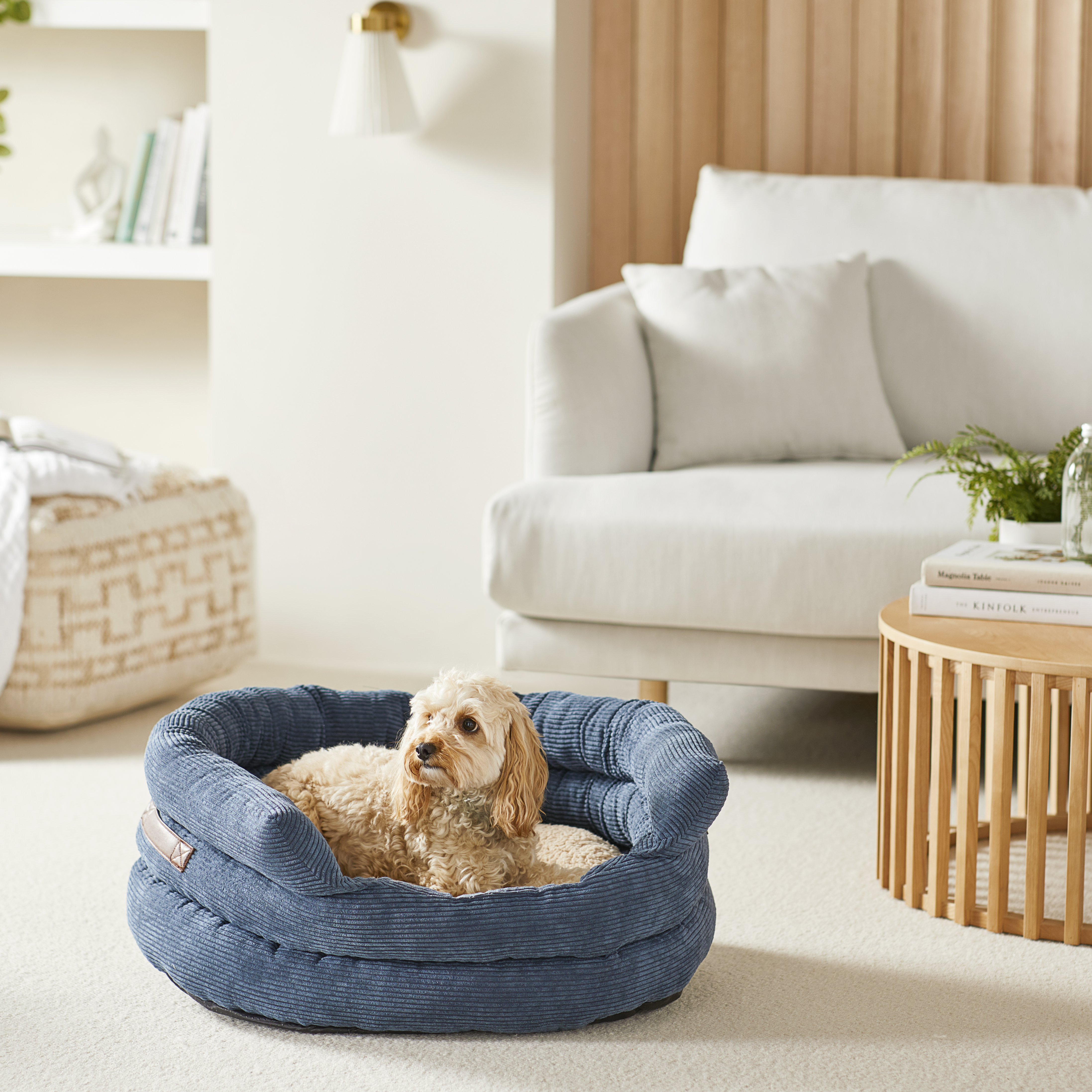 Corduroy dog cheap bed