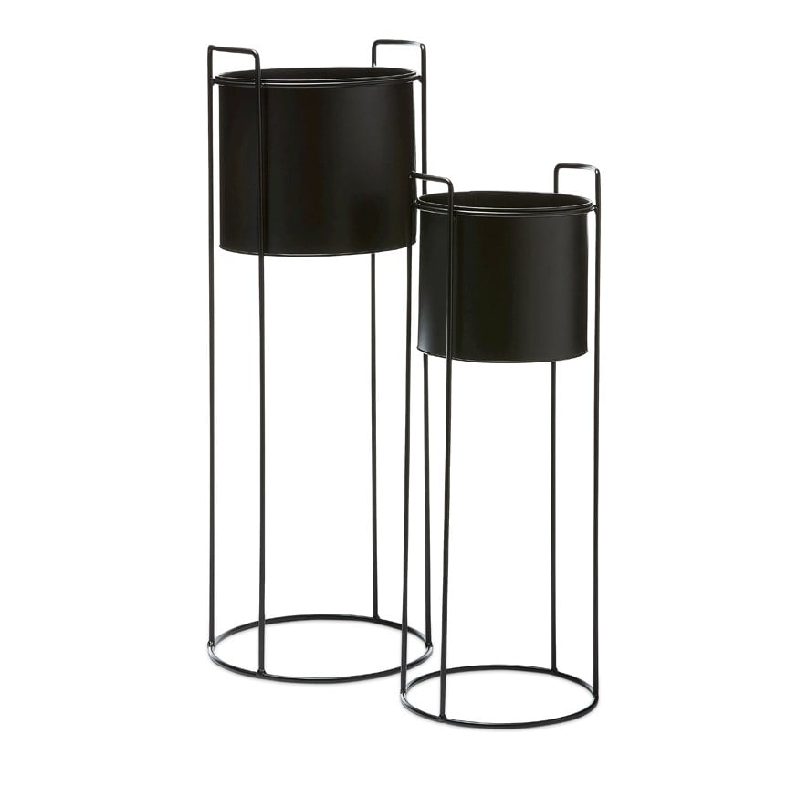 Black plant table deals