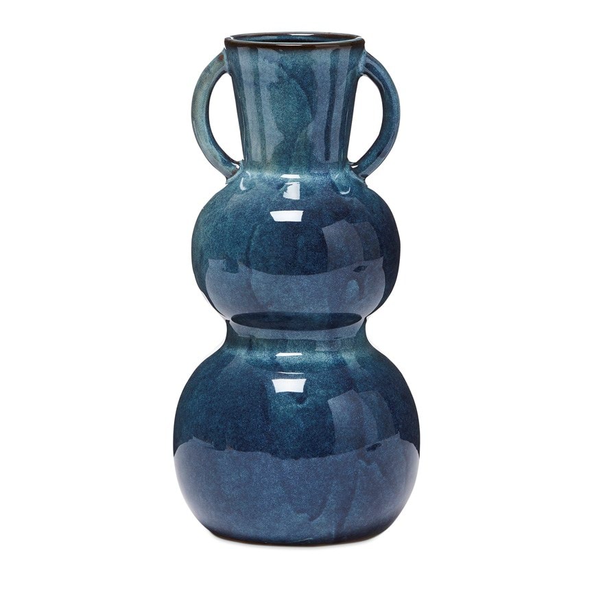 Blue Illusion Teal Waisted Vase Adairs