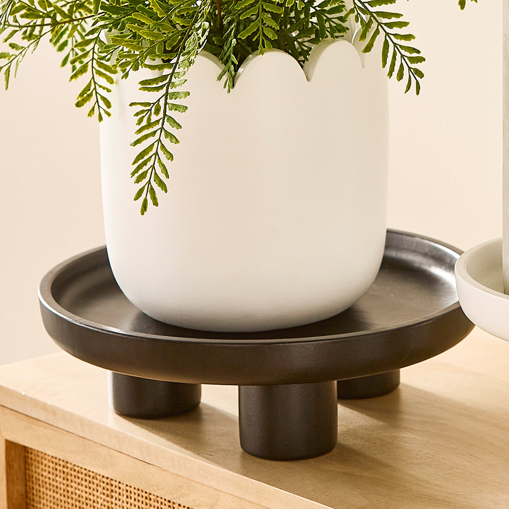 Sven Black Plant Stand Adairs