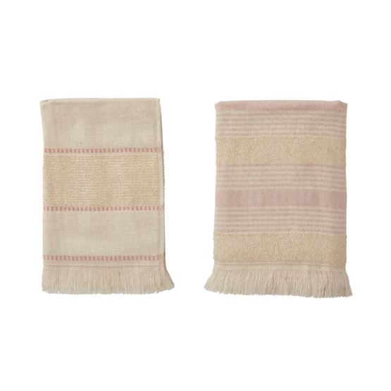 Sorrento Wisteria Cotton Linen Tea Towel 2 Pack