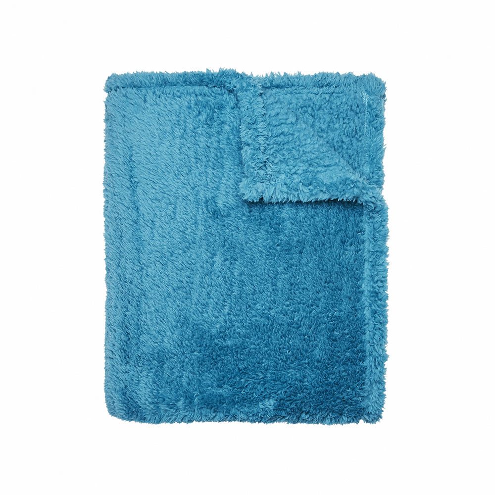 Teddy Teal Throw OFFLINE Adairs