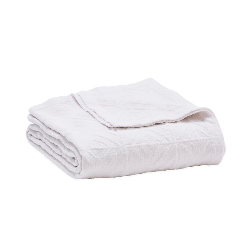 Stonewash White Blanket | Homewares | Adairs