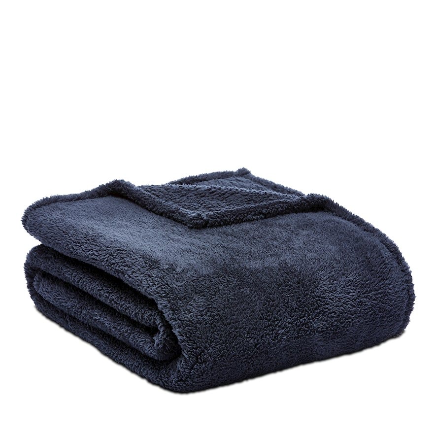 Sherpa Navy Blanket Homewares Adairs