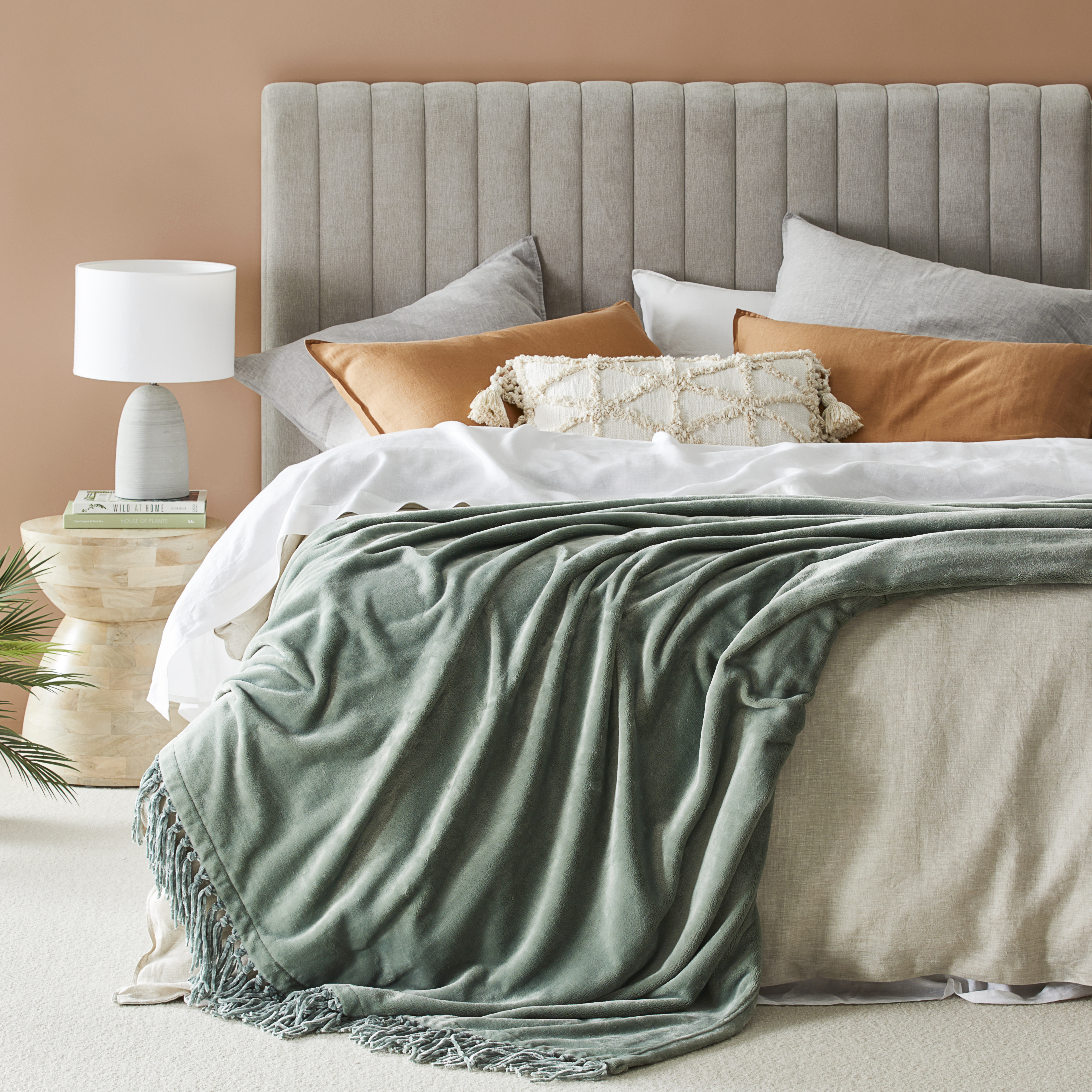 Supersoft Sage Blanket Adairs