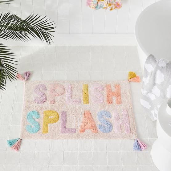 Gelato Pink Splish Splash Bath Mat