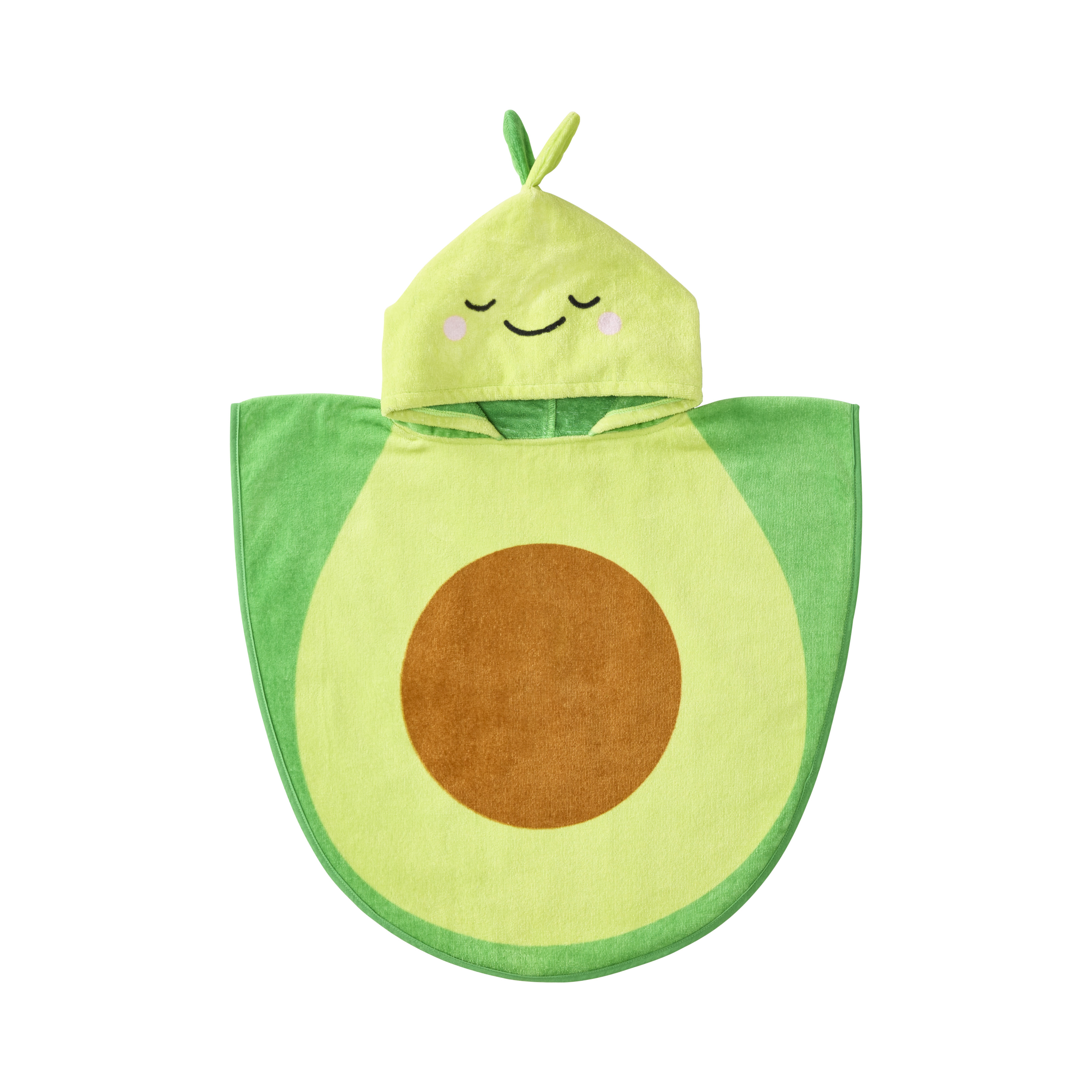 Adairs Kids Kids Avocado Hooded Towel Adairs