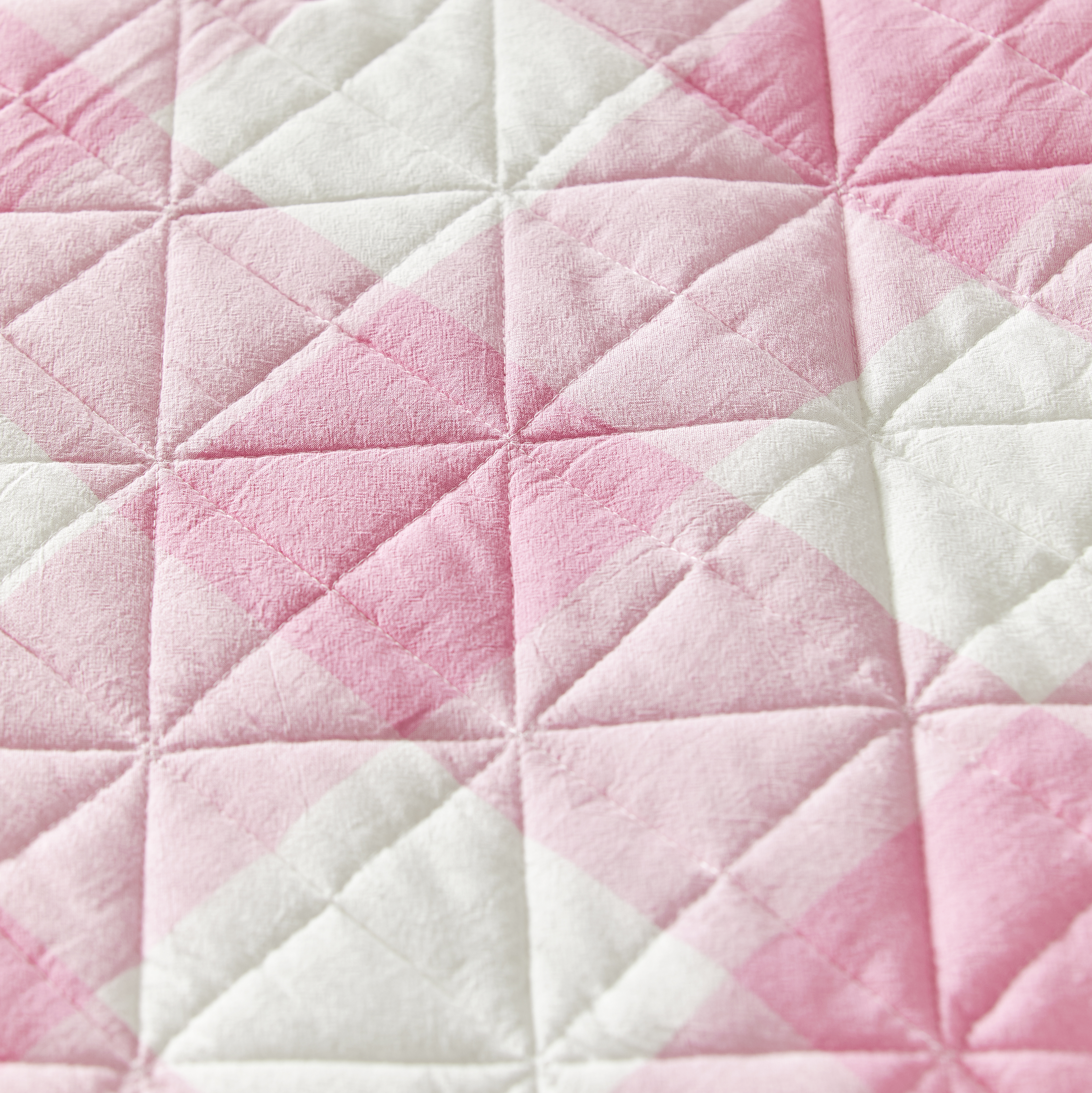 Adairs Kids Yarn Dyed Bubblegum Pink Gingham Quilt Cover Set Adairs