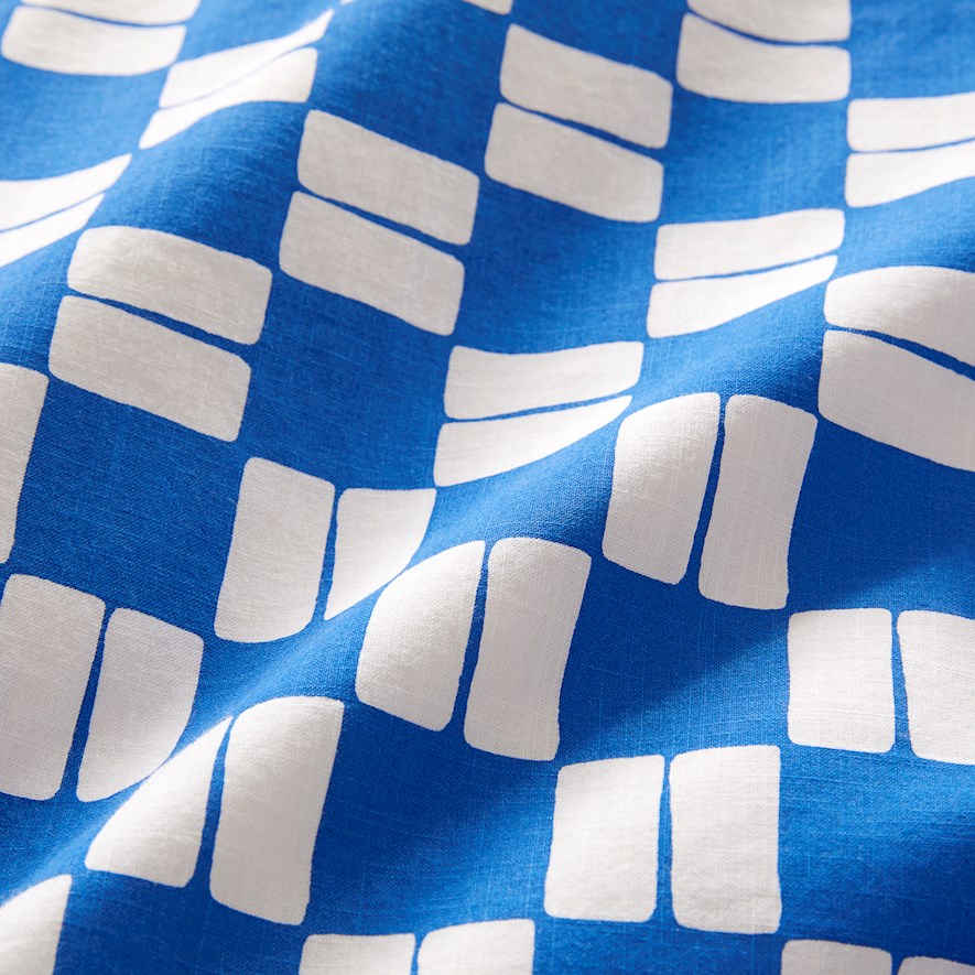 Adairs Kids Chester Ultramarine Check Quilt Cover Set Kids Bedroom