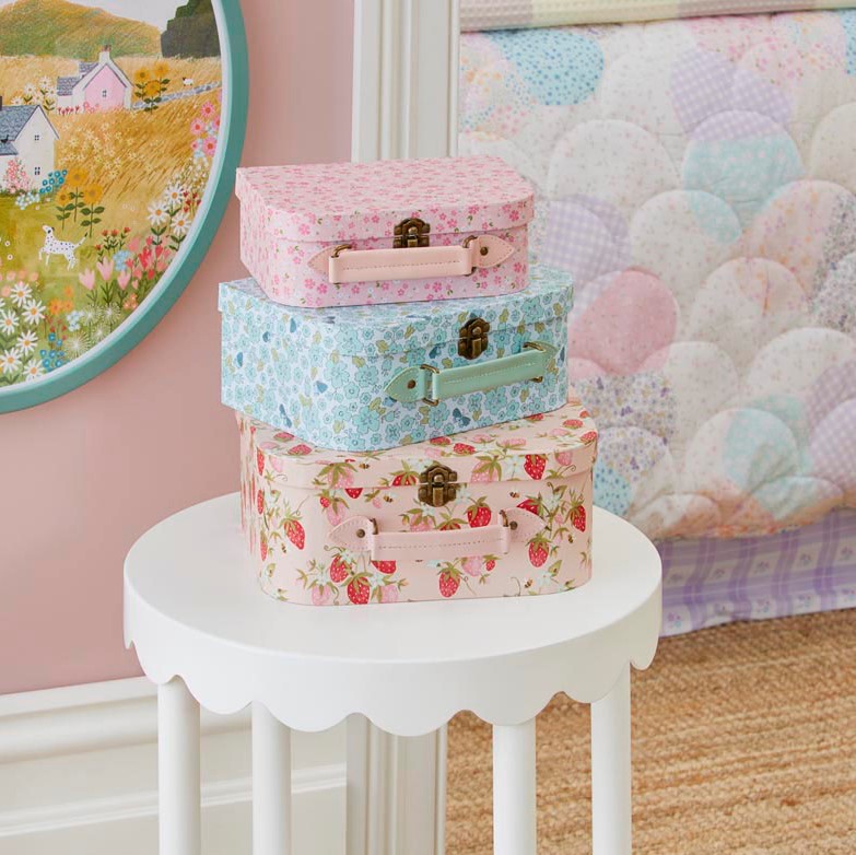 Adairs Kids - Heirloom Pattie Patchwork Suitcase Set of 3 | Adairs