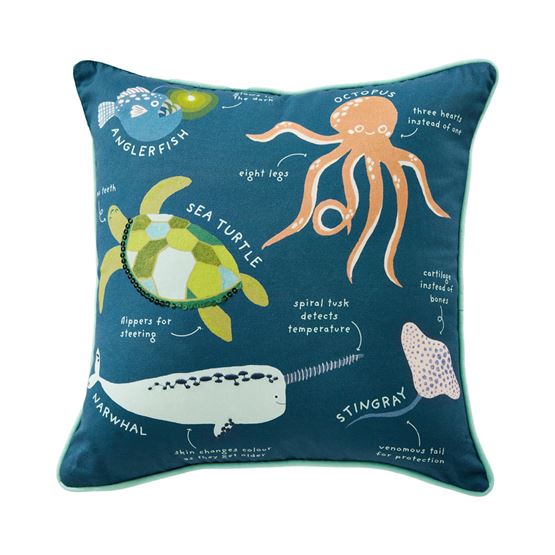 Sea Creatures Classic Cushion