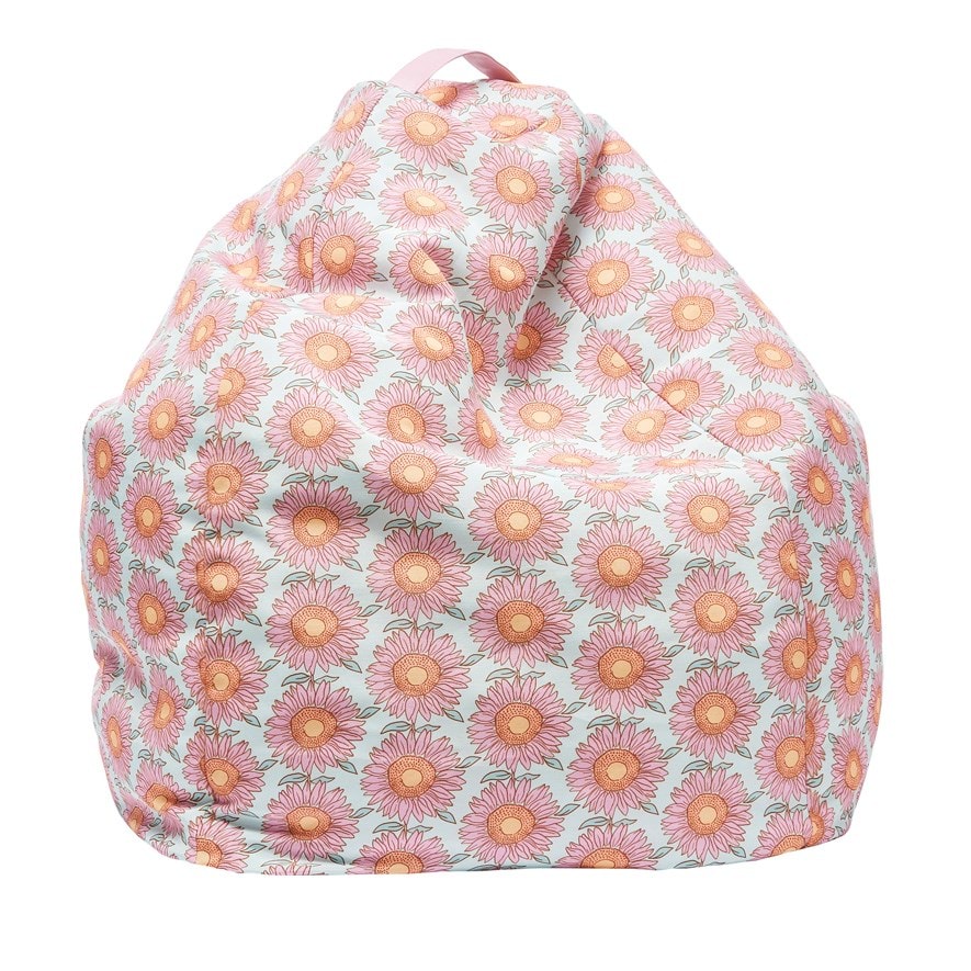 Adairs Kids Sun Flowers Printed Bean Bag Cover Adairs