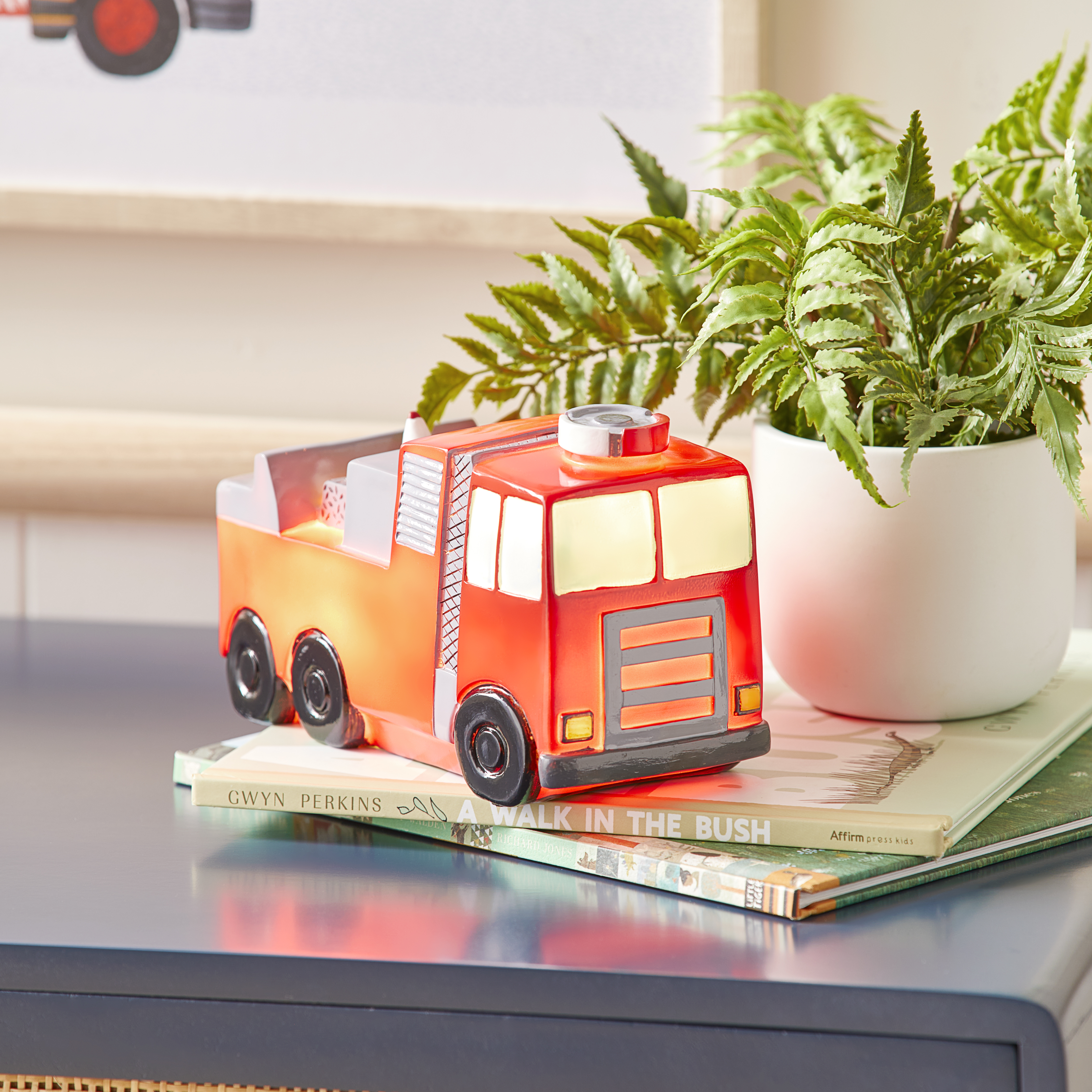 Fire truck night light new arrivals
