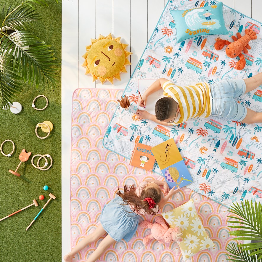 Kids outdoor outlet play mats