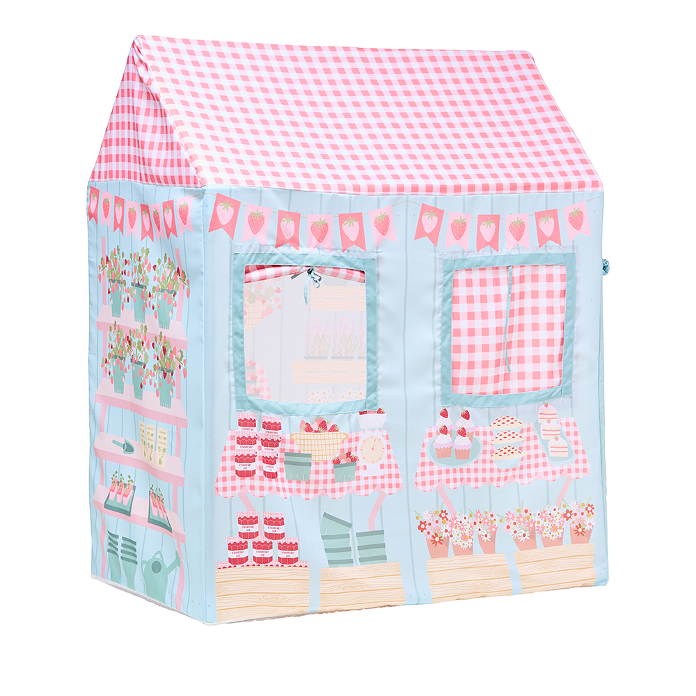 Adairs Kids Strawberry Cottage Designer Play Tent Kids Home