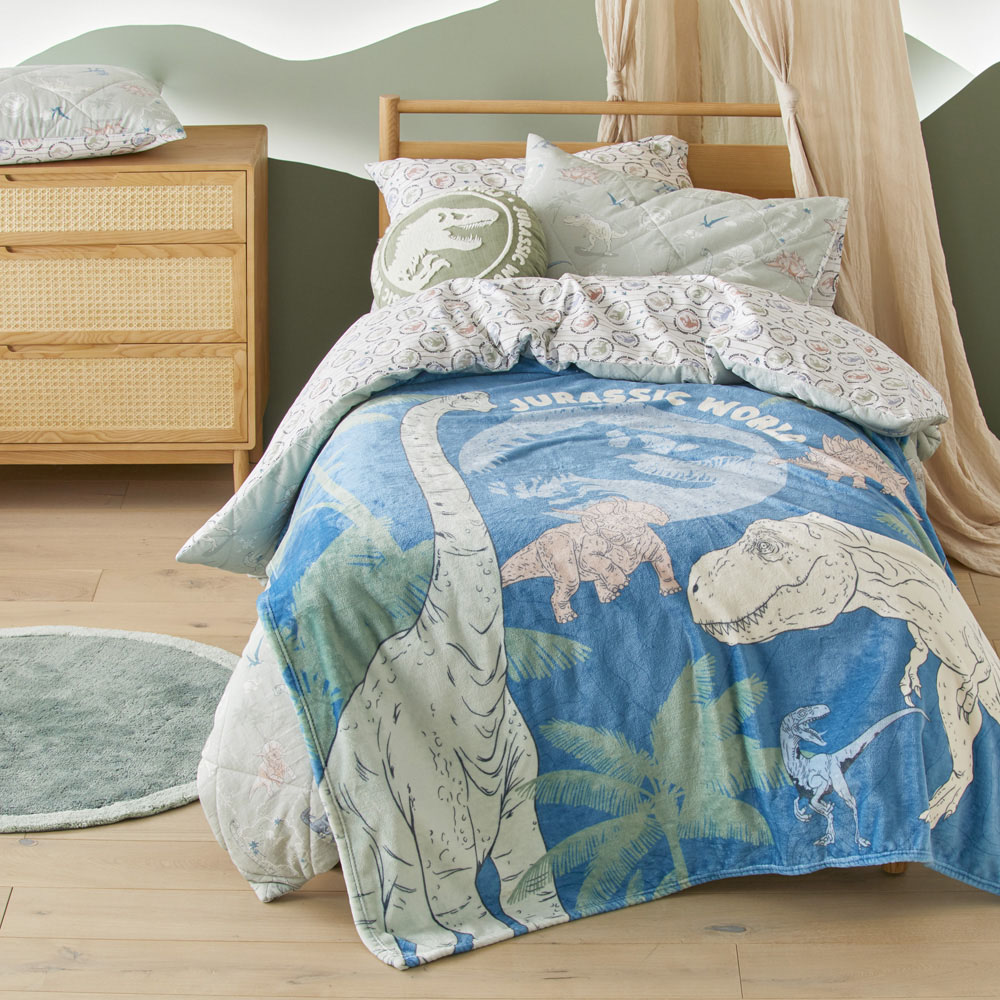 Jurassic world blue bedding shop