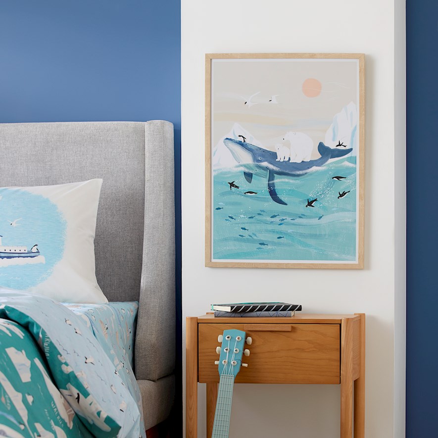 Adairs Kids Arctic Friends Wall Art Adairs