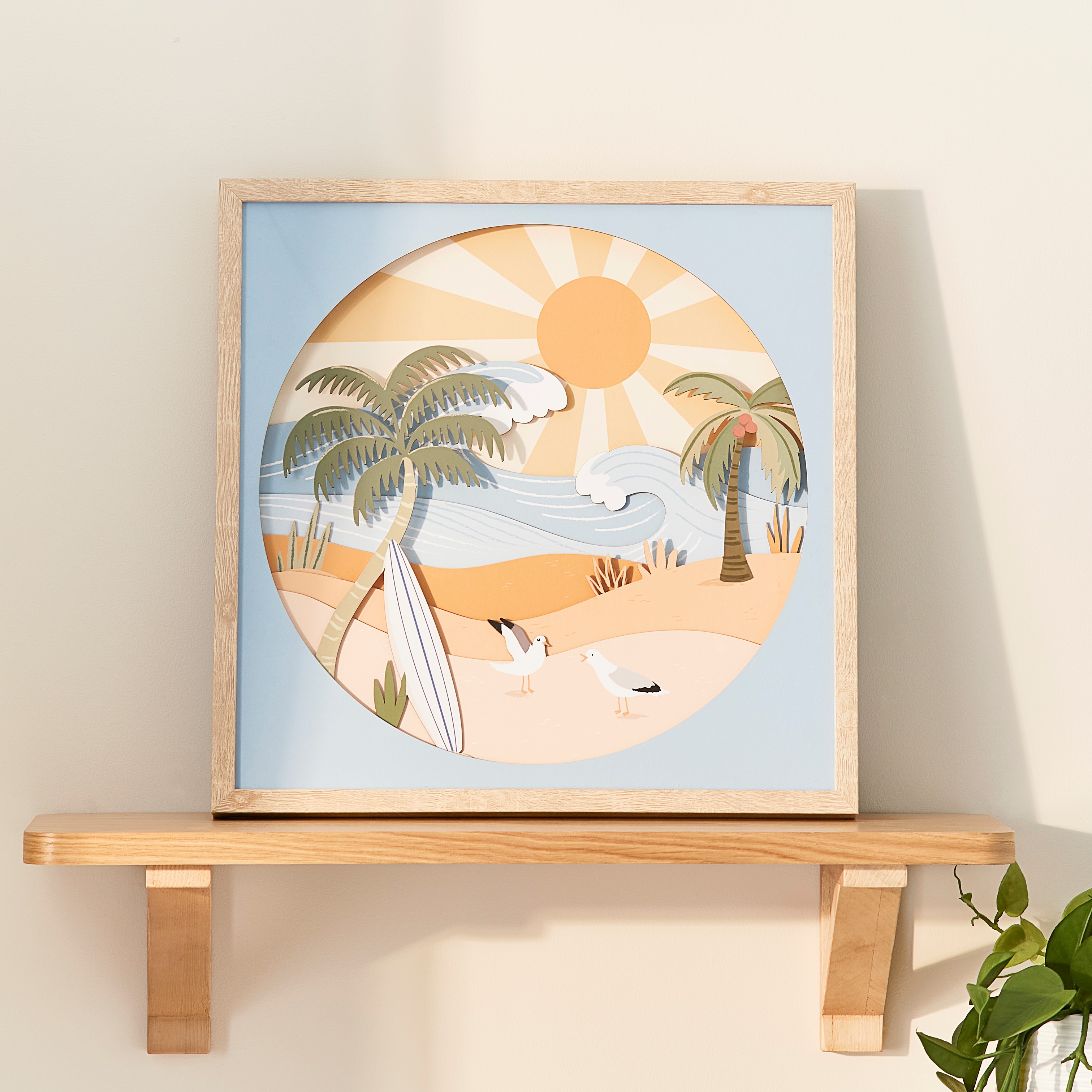 Adairs Kids Summer Oasis Wall Art Adairs