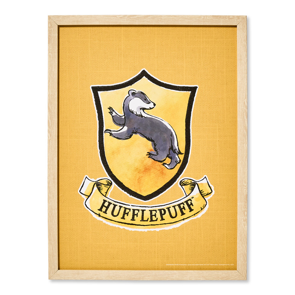 Adairs Kids Warner Bros Harry Potter Hufflepuff Wall Art Adairs