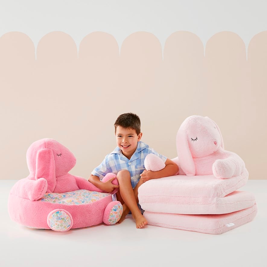Blush pink sales cuddle chair