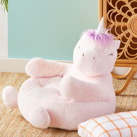 Animal Pink Unicorn Burst Cuddle Chair