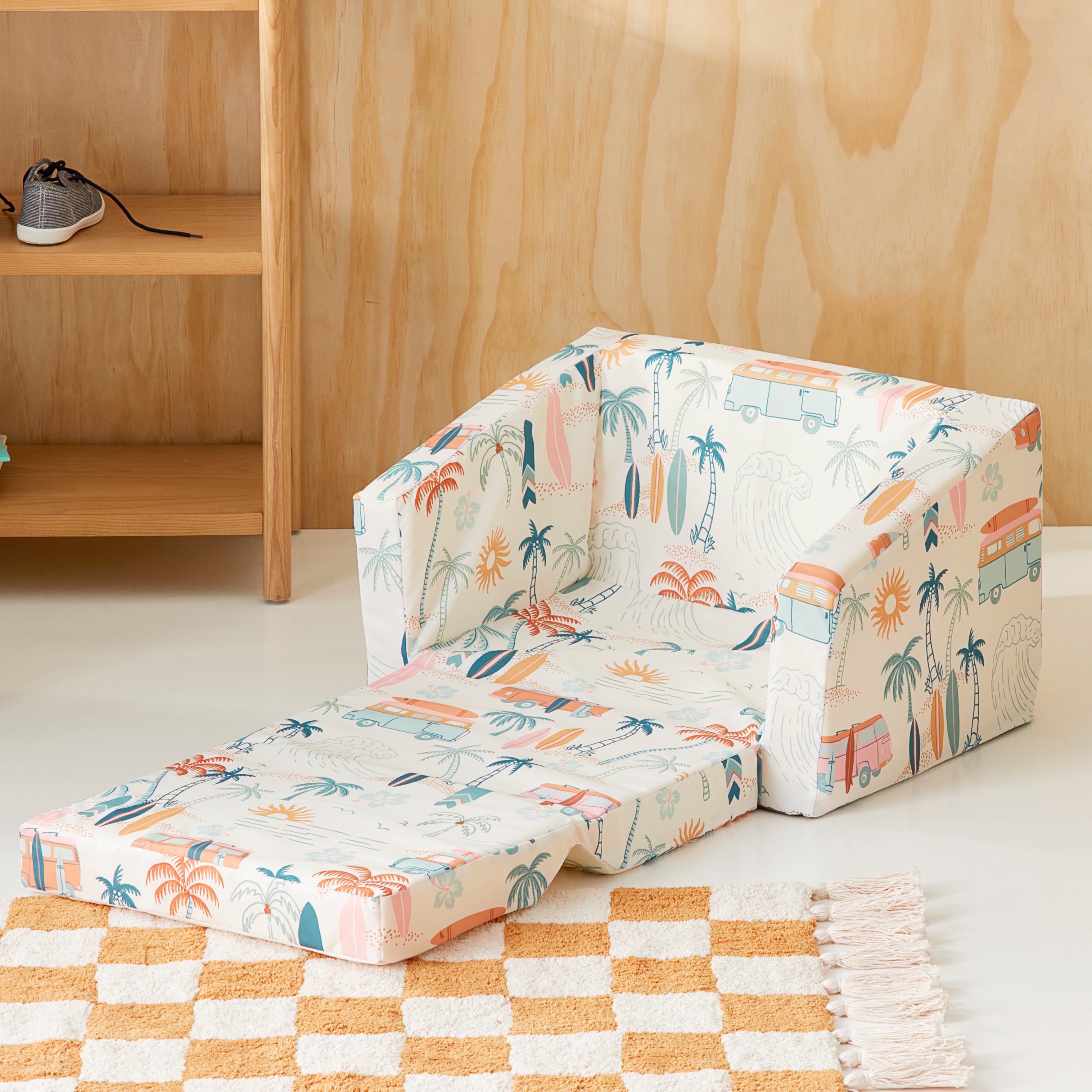 Adairs Kids Summer Surf Flip Out Sofa Adairs