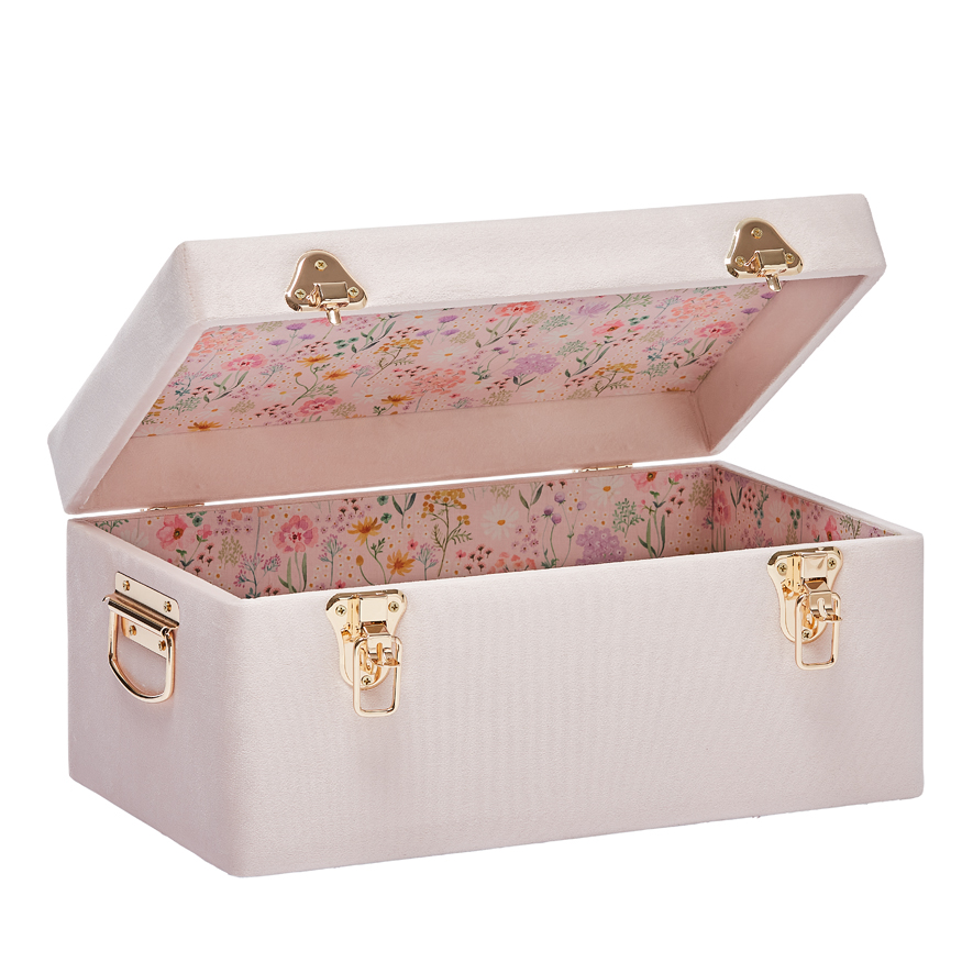 Adairs Kids Heirloom Sasha's Garden Pink Storage Trunk Adairs