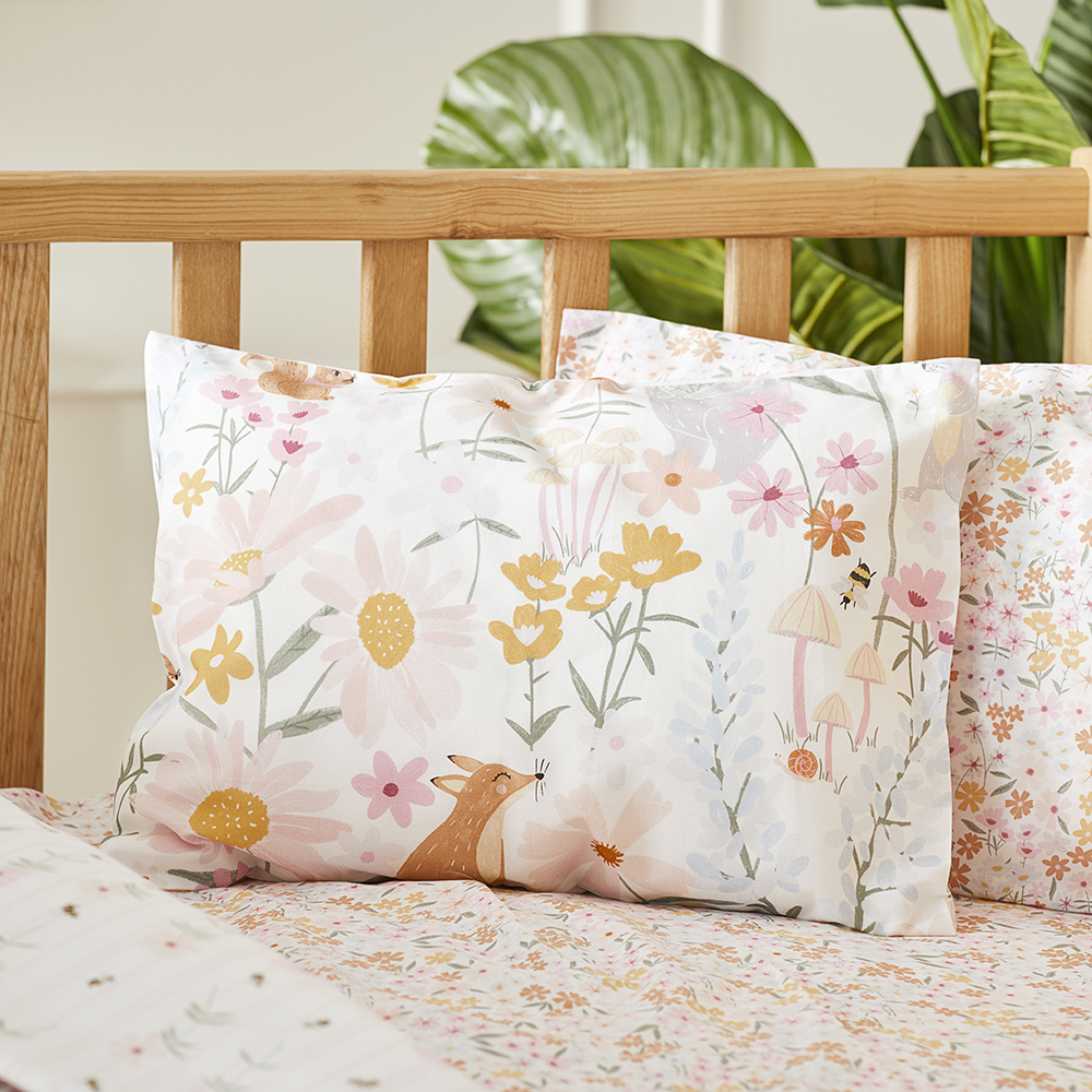 Adairs Kids Blossom Meadow Cot Quilt Cover Set Adairs