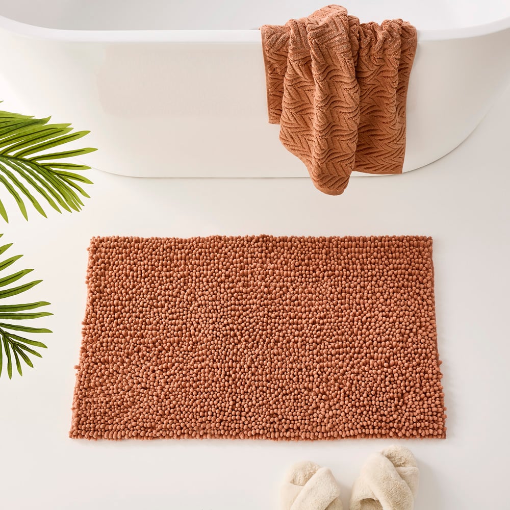 Microplush Earth Bobble Bath Mat Adairs