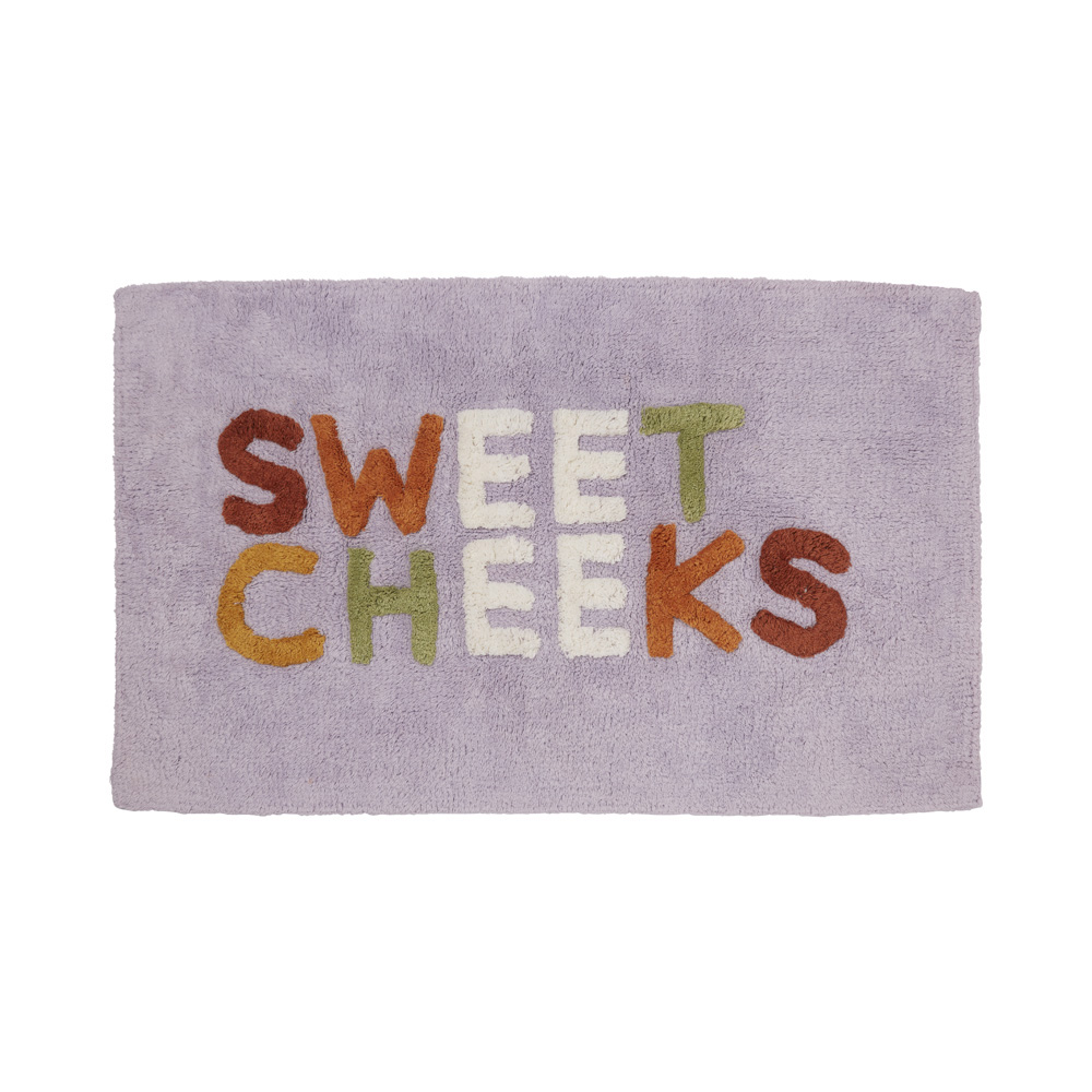 Sweet Cheeks Lilac Multi Bath Mat Adairs