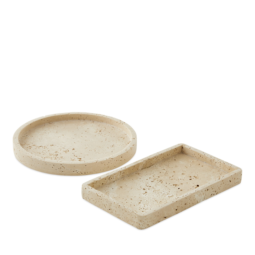 Aberdeen Travertine Natural Bathroom Accessories Adairs