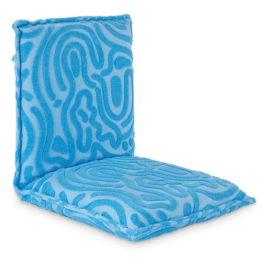 Samoa Blue Beach Padded Towel Chair