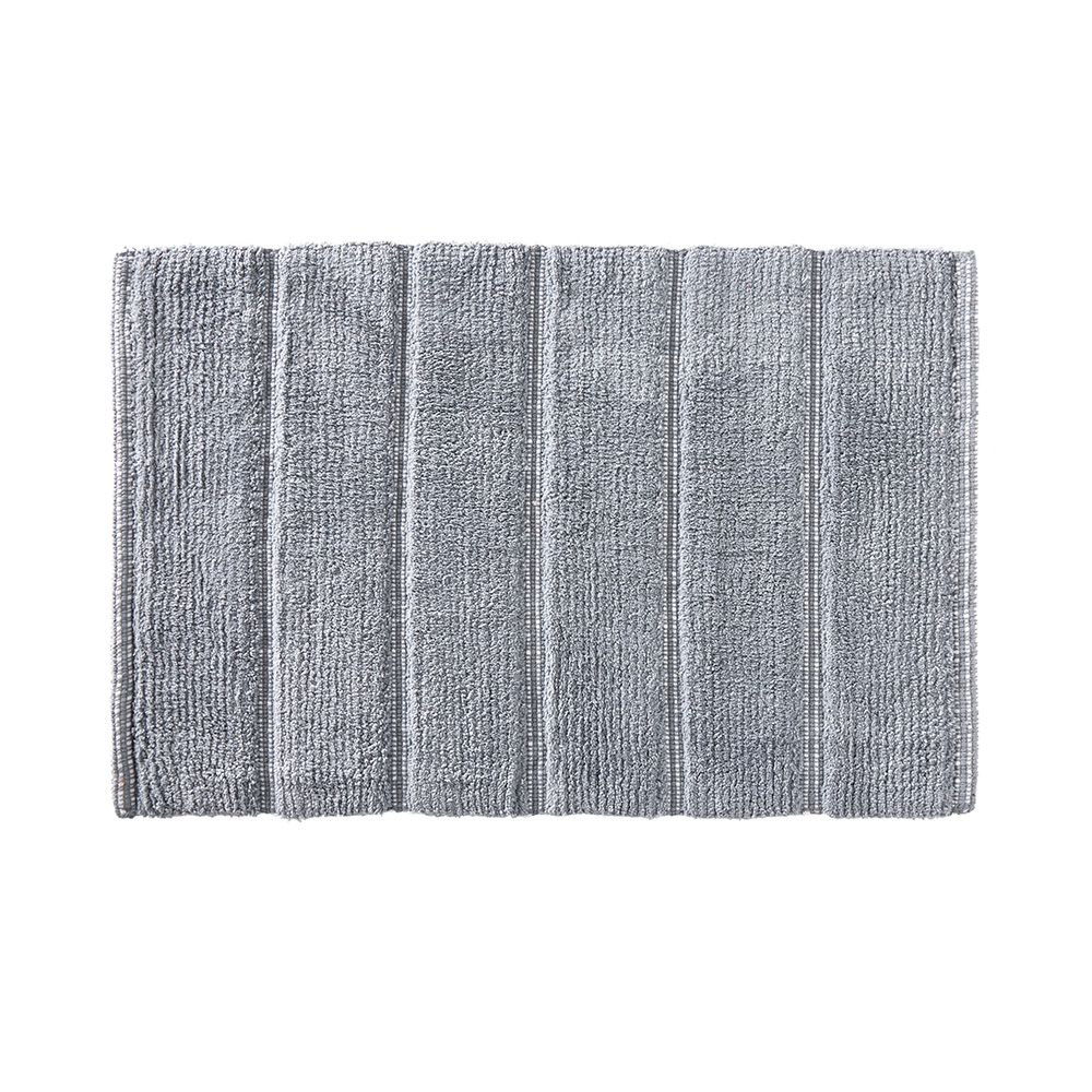 Dakota French Blue Stripe Bath Mat Bathroom Adairs