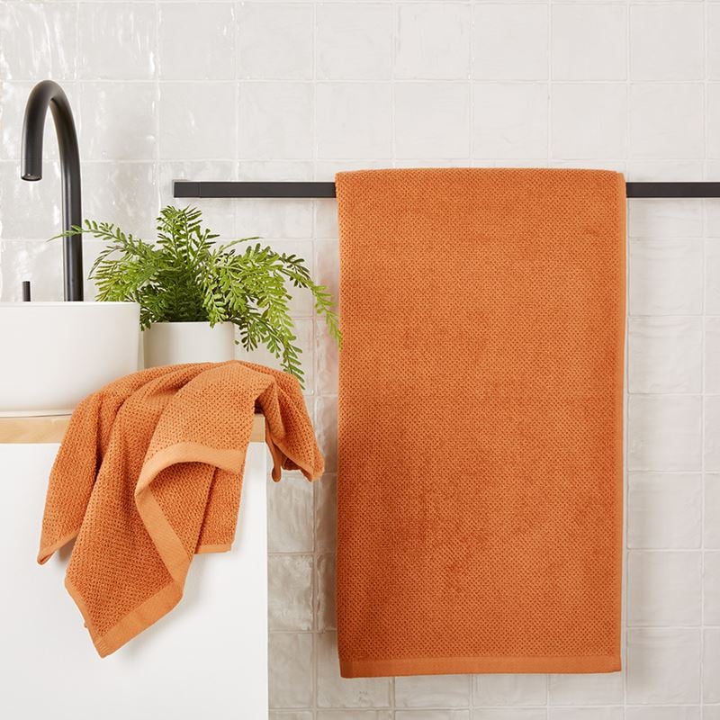Savannah Chestnut Textured Towel Range
