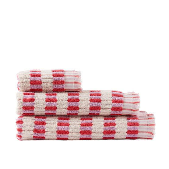 European Willow Strawberry Multi Turkish Cotton Towel Range