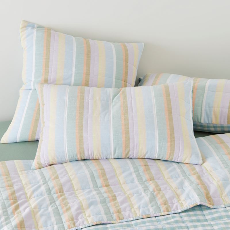 Sorbet Stripe Quilted Coverlet Separates