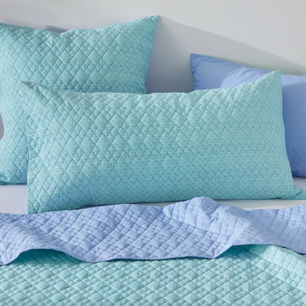 Panama Green Quilted Coverlet Separates Adairs