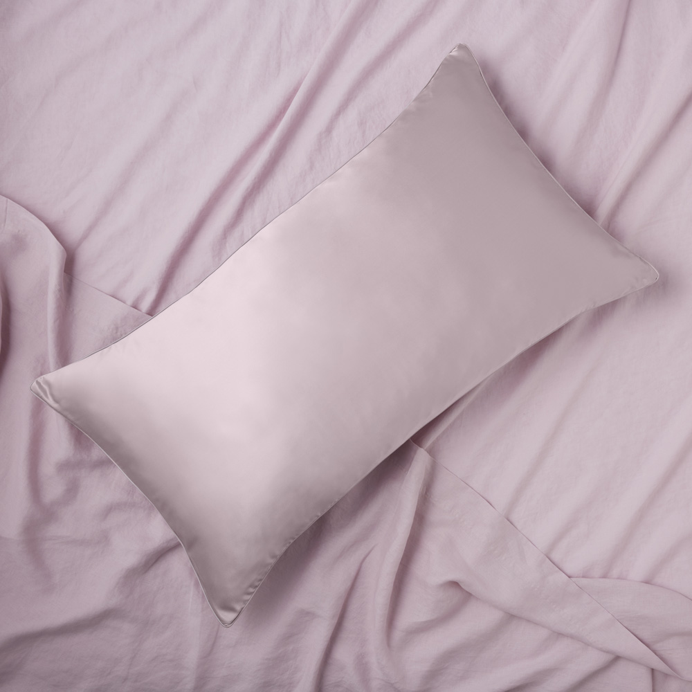 Pure Silk Mauve Pillowcases Adairs
