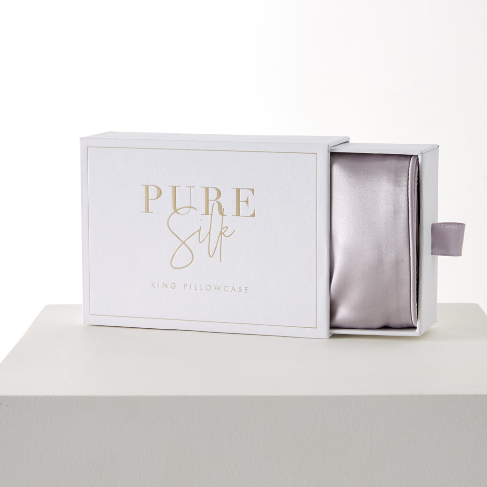 Pure Silk Mauve Pillowcases Adairs