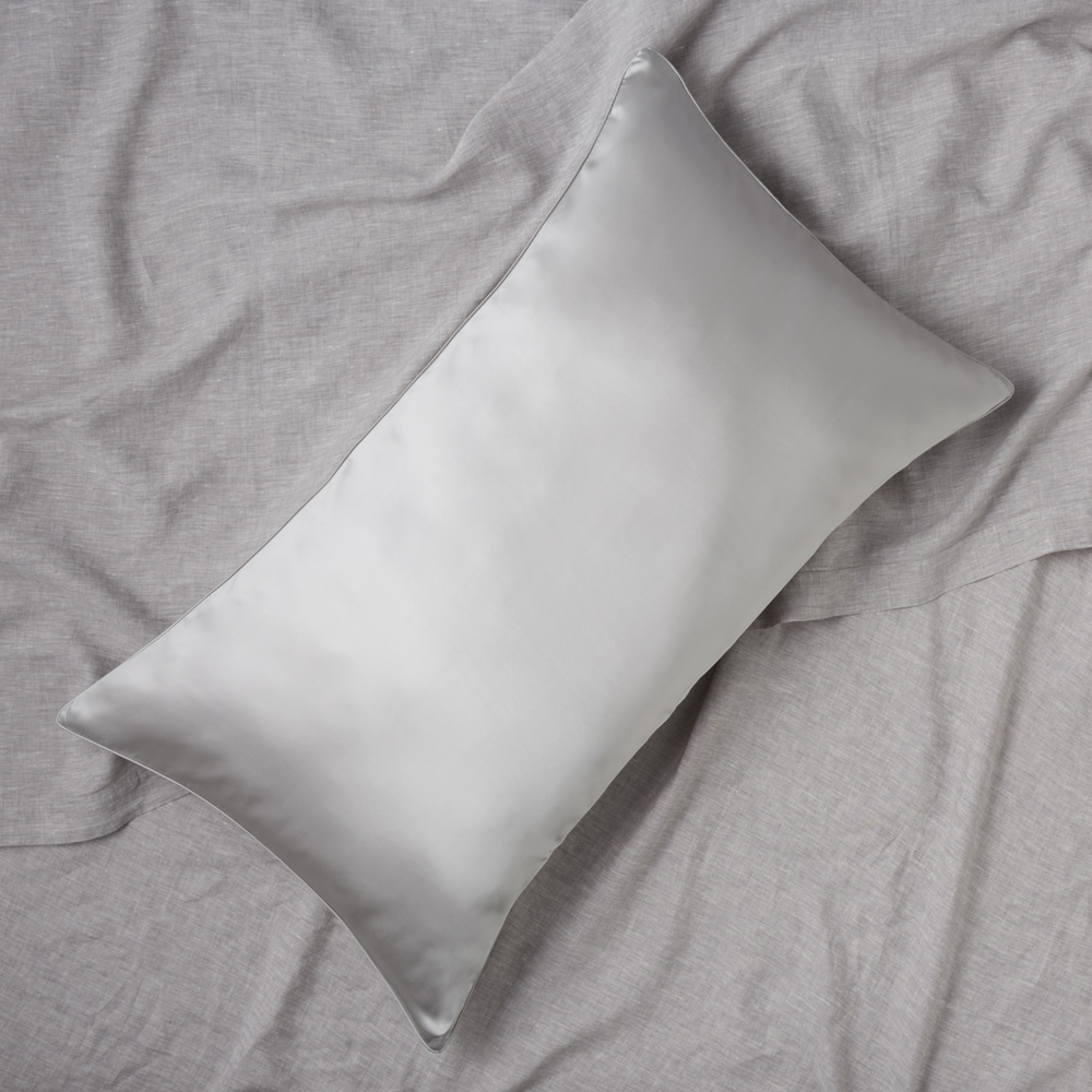 Pure Silk Silver Pillowcases Adairs