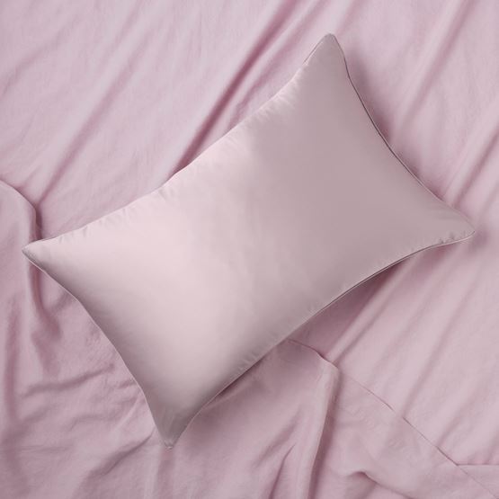 Pure Silk Mauve Pillowcases